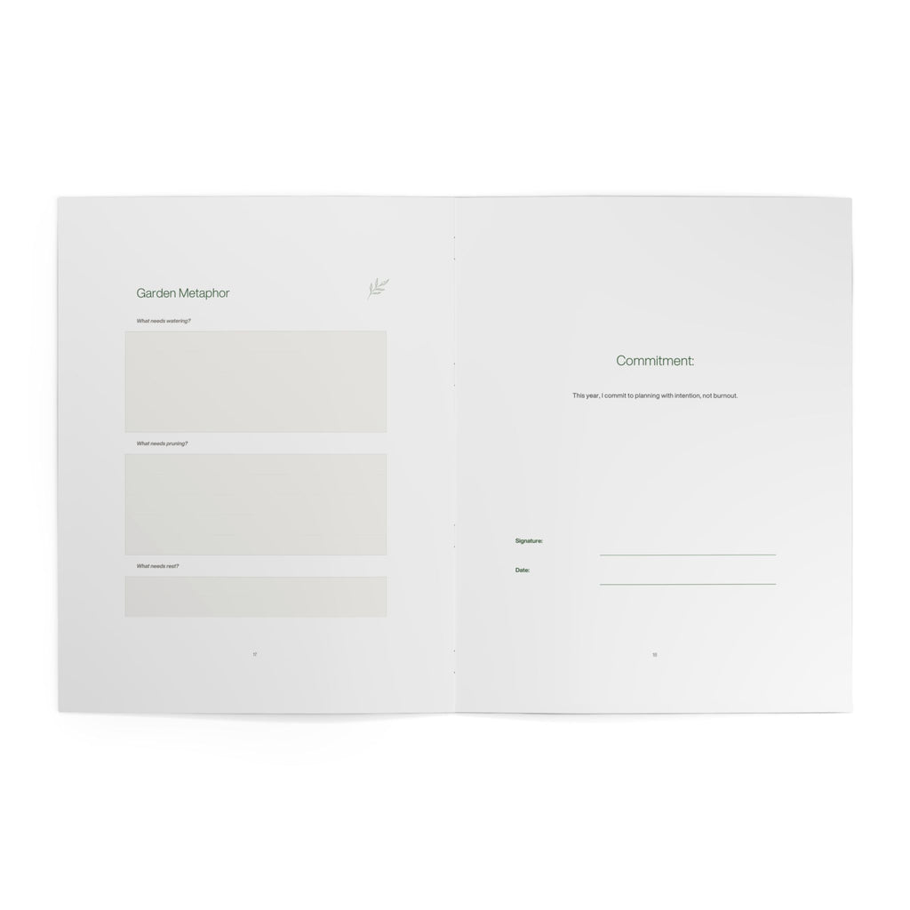 Artist Vision: Planning With Intention, Not Burnout (Workbook — Creative Planning & Burnout Recovery Journal)